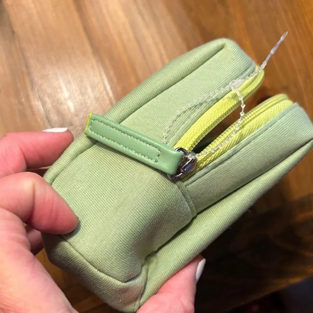Kiehl's Mint Green Travel Pouch